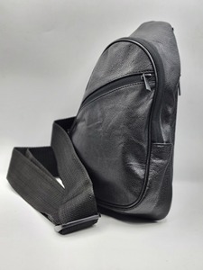 Bolso Bandolera de Piel Genuina, Personalizado, Liso, Teñido, Informal, Impermeable, con Cierre de Cremallera, para Uso en Exteriores - Product Image 2