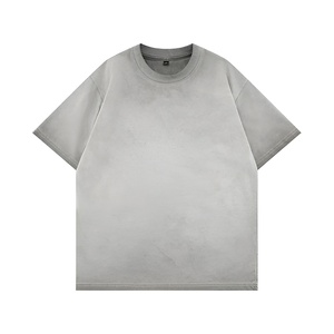 Men <b>Acid</b> Washed Tee Oversized Boxy <b>Drop</b> Shoulder Short Sleeve Casual Tee Premium Soft Fabric Custom Logo Wholesale T Shirts - Product Image 3