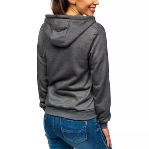 Custom Fashion Custom Logo Women <b>Zip</b> <b>up</b> <b>Hoodie</b> - Product Image 2