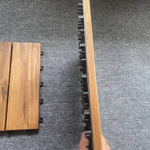 Indoor Outdoor Acacia Wood Decking Tiles Interlocking <b>Wooden</b> <b>Planks</b> - Product Image 3