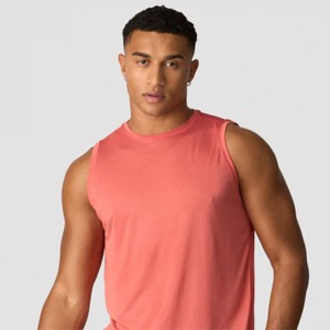 Débardeur pour homme anti-boulochage en coton, sans manches, tissu respirant, couleur unie, de haute qualité, confortable - Product Image 3