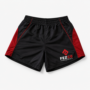 Direct Custom Footy <b>Booty</b> Shorts 100% Polyester Anti-Bacterial Unisex Rugby Elastic Waist All Seasons Front Printed - Product Image 5