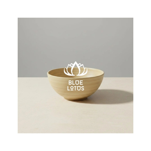 LIMITED OFFER Bamboo Bowl Eco Friendly Clean Safe Tableware for Serving Desserts, Meals and Snacks with Durable Bamboo Material - Product Image 1