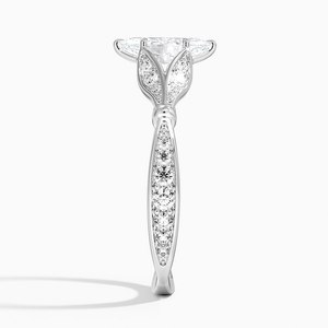 Elegant White Silver <b>Crystal</b> <b>Ring</b> for Women Modern Wedding Engagement Anniversary Fashion Jewelry - Product Image 1