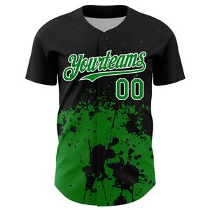 เสื้อเบสบอลพิมพ์ลายซิลค์สกรีนขายส่ง แขนสั้น ติดกระดุมเต็มตัว ชุดกีฬา ผ้าฝ้ายออร์แกนิค 100% ป้องกันแบคทีเรีย - Product Image 4