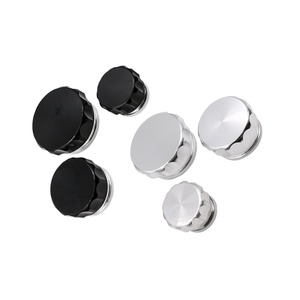 Collet de remplissage en aluminium soudé de 1/1,5/2 pouces avec bouchon, accessoires de remplissage d'huile et de carburant pour véhicules automobiles - Product Image 1