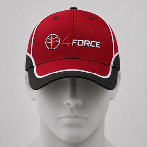 Gorra de Béisbol Roja con Logotipo Bordado, Diseño Ajustado de 6 Paneles, Estilo Deportivo Unisex, Gorras de Béisbol de Tela Twill - Product Image 1