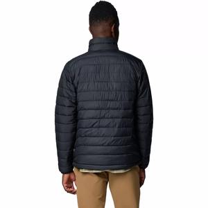 Chaqueta Acolchada Impermeable para Hombre, con Cuello Alto, Diseño Acolchado, Ropa de Calle de Invierno, Logotipo Frontal, Cálida - Product Image 2