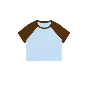 Camiseta sin mangas transpirable Precio barato Croptop para niñas Verano Vintage Sexy Camiseta de mujer-Camisa de manga corta para mujer - Product Image 1