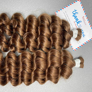 Cheveux en vrac ondulés profonds en gros, nombreuses couleurs tendance, 100% cheveux humains vietnamiens, fournisseur de premier plan - Product Image 2