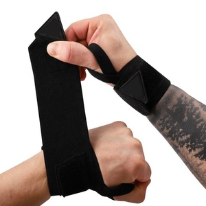 สายรัดข้อมือสำหรับยกน้ำหนักแบบหนาพิเศษ ทำจากนีโอพรีน กันลื่น ระบายอากาศได้ดี ปิดด้วยแถบตีนตุ๊กแก ทนทาน พร้อมโลโก้สั่งทำได้ - Product Image 4