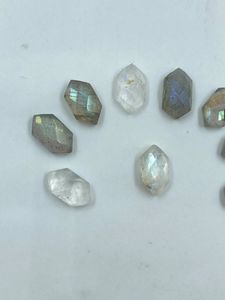 Pierre précieuse naturelle de labradorite, pierre authentique de labradorite grise avec reflets bleus, 11,70 carats, 9 pièces pour la fabrication de bijoux - Product Image 3