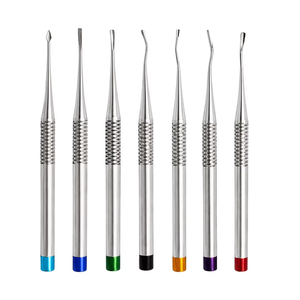 ชุดอุปกรณ์ยกรากฟัน Root Elevator-Hylin Dental PDL Elevator Set RE-125 ผลิตจากเหล็กกล้าไร้สนิมทางการแพทย์ มีหลายสี ใช้สำหรับยกเอ็นรากฟันแบบแมนนวล - Product Image 4