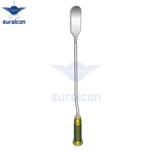 Espátula Dissectora Tipo Huevo de 26 cm, 2.5 cm x 7.5 cm, Instrumento Quirúrgico Reutilizable de Acero Inoxidable para Cirugía Cardiovascular - Product Image 3
