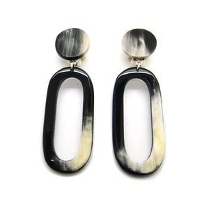 ต่างหูรูปเขาควายทำมือสวมใส่ได้ทุกวันดีไซน์เครื่องประดับหรูหรา - Product Image 1