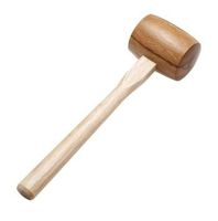 Marteau en bois traditionnel pour le marquage du cuir, la fabrication de bijoux et les activités de production artisanale fine