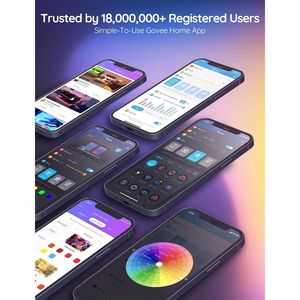 RGB LED Strip Lights 16.4ft WiFi <b>Smart</b> <b>Lighting</b> Works with Alexa & Google Assistant 16 Million Colors App Control - Product Image 2