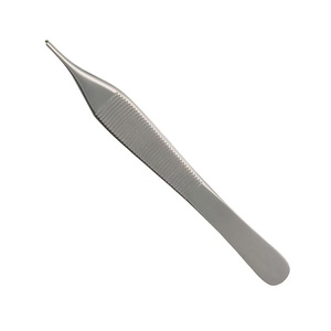 Pinzas Adson al por mayor, instrumentos quirúrgicos de acero inoxidable, pinzas quirúrgicas de dientes finos para tejidos. - Product Image 4
