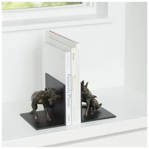 Marcapáginas Redondo Moderno de Aluminio Premium con Acabado Dorado Antiguo, Elegante para Almacenamiento de Libros, Hogar y Oficina, Escultura Pulida - Product Image 6