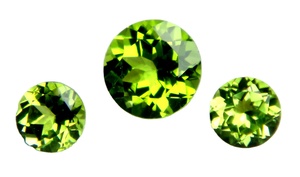 Piedras Preciosas PDM, Peridoto Verde Facetado de Corte Redondo, Gema Curativa de la Mejor Calidad para la Fabricación de Joyas, Pendientes y Colgantes, Venta al Por Mayor - Product Image 3