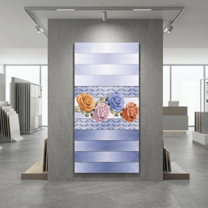 20x30cm arte rústico esmaltado blanco y negro a cuadros 200x300mm cocina y baño azulejos de pared esmaltados digitales de cerámica en Foshan - Product Image 6
