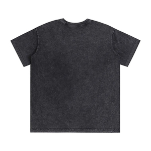 Nuevo Conjunto Casual de Verano para Hombre, Estilo Vintage, Lavado y Teñido, con Detalles Deshilachados, para Parejas, Lavado Ácido, 100% Algodón - Product Image 6