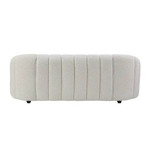 Divano Osmash in Peluche Bianco Sherpa per Soggiorno - Product Image 6