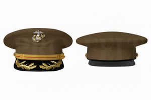 Accepted Private Label Custom Embroidered Peak Cap Custom Design Formal Uniform Style <b>Hat</b> Adjustable Outdoor Headwear Caps - Product Image 3