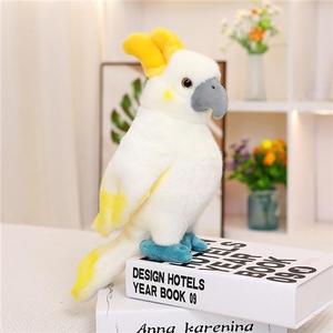 Juguetes de Peluche de Loro Simulado, Relleno de Algodón PP, Regalos de Cumpleaños Unisex para Niños, Adornos Coloridos de Loros Rey para Todas las Edades - Product Image 1