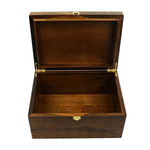 Hand Crafted Lattice Cutout Wooden <b>Storage</b> Box Open Lid Jali Carved Keepsake <b>Chest</b> Vintage Latch Lock Jewelry Organizer Case - Product Image 5