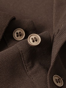Comfortable <b>Men</b> Long Sleeve Polo <b>Shirt</b> High-Quality Breathable Fabric Loose Fit Polo <b>Shirts</b> Perfect Jersey Anti-Wrinkle Regular - Product Image 3