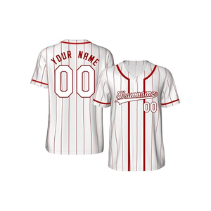 Customized Baseball Jersey-Digital Print Breathable V-Neck Mesh Shirt 100% Polyester Custom Wholesale Manufacturer Designs - Product Image 1