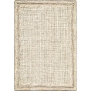 Tapis rectangulaire en jute naturel tissé plat, couleur unie, style Wabi Sabi, antidérapant, pour salon, décoration intérieure, à poils courts - Product Image 1