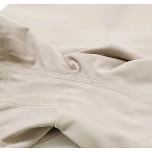 Pantalones cortos de yoga para levantar glúteos, pantalones tres cuartos para mujer, color nude melocotón, para correr, deportivos, de secado rápido, antiadherentes - Product Image 3