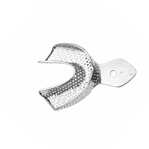 Bandeja de Impresión de Acero Inoxidable Personalizada de Alta Calidad para Ortodoncia Dental, Instrumentos de Accionamiento Manual, Certificación CE - Product Image 4