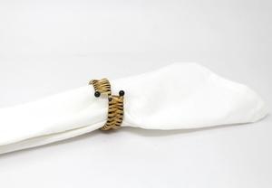 Anillos de Servilleta Redondos Ecológicos de Bambú y Yute para Bodas Clásicas - Product Image 3