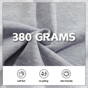 OEM de alta calidad liso de gran tamaño Unisex invierno Sudadera con capucha personalizada 3D espuma Puff impresión hombres sudaderas con capucha - Product Image 3