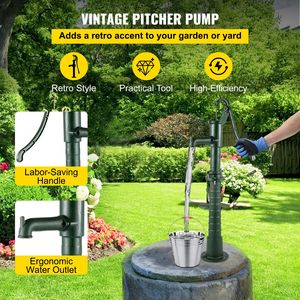 Pompa d'Acqua Manuale 15.7 X 9.4 X 51.6 Pollici con Supporto, Facile Installazione, Supporto Pompa da 26 Pollici e Fori Preimpostati da 1/2 Pollici per Pompa a Caraffa - Product Image 2