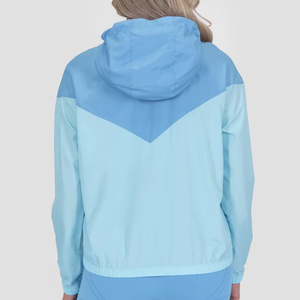 Pakistan Made Top Product Women Windbreaker Jackets Best Manufacturer Wholesale Custom Women Windbreaker Half <b>Zipper</b> Jacket - Product Image 6