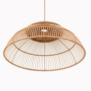Lámpara Colgante Hecha a Mano con Pantalla de Jacinto de Agua, Linterna de Ratán Tejido, Cubierta para Lámpara de Techo para Decoración de Hogar, Restaurante y Hotel - Product Image 2