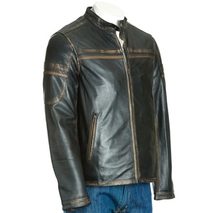 Stylish <b>Men's</b> Genuine Leather <b>Jacket</b> with <b>Long</b> Sleeve Latest Design High Quality Best Popular Style New Condition - Product Image 1