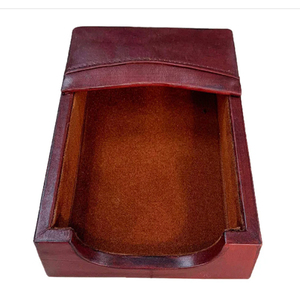 Gray Bonded Leather <b>Memo</b> Holder PU Leather <b>Memo</b> <b>Pad</b> Holder Rectangular shape - Product Image 4