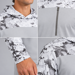 Camisas Personalizadas de Manga Larga, Transpirables, Ligeras, 100% Poliéster, Protección Solar UPF 50, Elásticas, Refrigerantes, Sólidas, Unisex, para Pesca, Hombre - Product Image 6