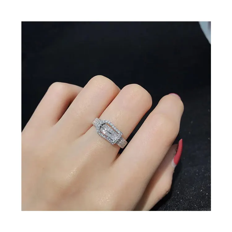 Wholesale Dainty 925 Silver Women Rings Fine Ring Jewellery Women 18K Gold Plated 925 Sterling Silver Ring For Gift