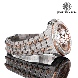 Reloj de Lujo Personalizado con Diamantes Moissanite Estilo Hip Hop, Reloj de Pulsera de Moda para Regalos Promocionales, Colecciones de Marca y Venta al por Menor - Product Image 5