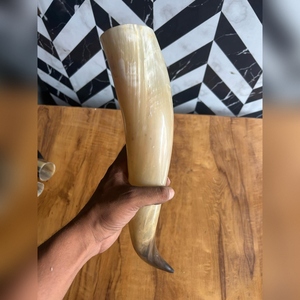 Polished Natural Finish Handmade Eco-Friendly Buffalo <b>Horn</b> <b>Drinking</b> <b>Horn</b> Vessel Ancient Viking Inspired Design <b>Horn</b> for <b>Drinking</b> - Product Image 2
