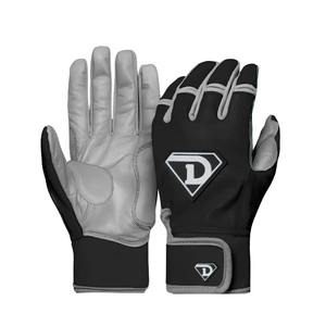 Nuevos Guantes de Béisbol de Cuero con Diseño de Logotipo Personalizado, Transpirables, de Secado Rápido, Duraderos, con Cierre de Velcro, Unisex, Gran Venta - Product Image 5