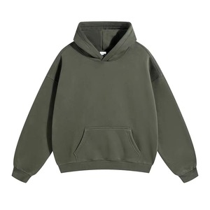 Sudadera con Capucha Personalizada para Hombre, Corte Regular, Hombros Caídos, 100% Algodón, Gruesa, Lisa, Lavada, para Otoño, para Impresión de Logotipo - Product Image 5