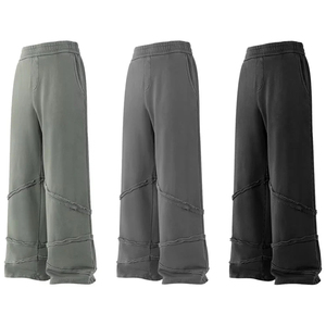 Best Manufacturer Custom <b>Printed</b> <b>Men's</b> Oversized <b>Trouser</b> For Sale Distressed Baggy Vintage <b>Men</b> Acid Wash Sweat Jogger Pant - Product Image 2