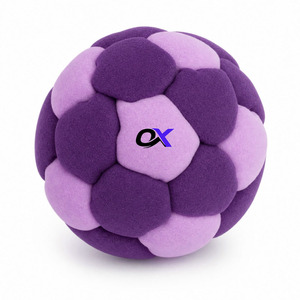 Oxva Industries Premium Brown Suede <b>Hacky</b> <b>Sack</b> Ball-Lightweight Eco-Friendly High Quality Soft Juggling Ball for All Ages - Product Image 6